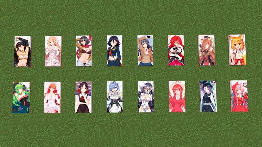 Waifu Anime Beds Textures — screenshot 2