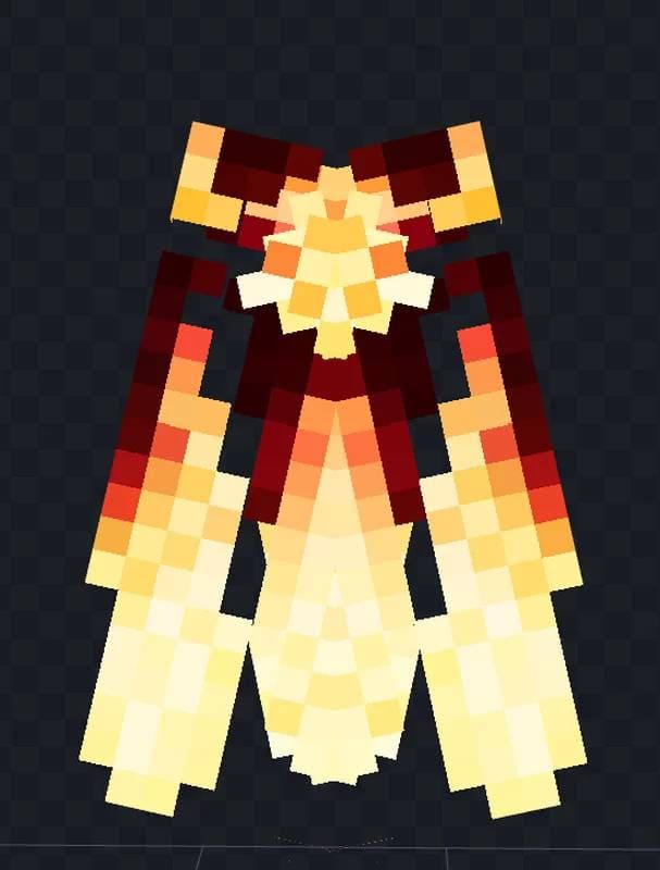 Blaze Dragonfly Elytra Textures — screenshot 3