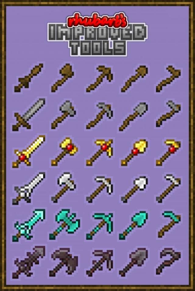 Rhubarb's Improved Tools Textures — screenshot 2