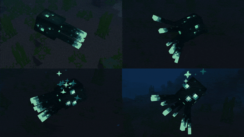 Glittery Glow Squids Textures — screenshot 3