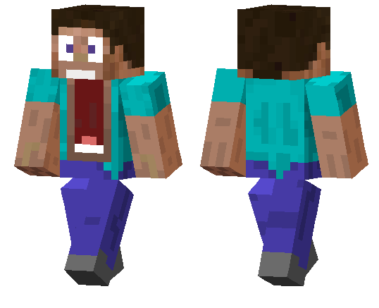 Scared Steve Skin