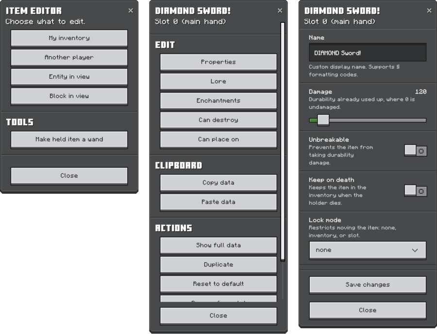 Item Editor Mod