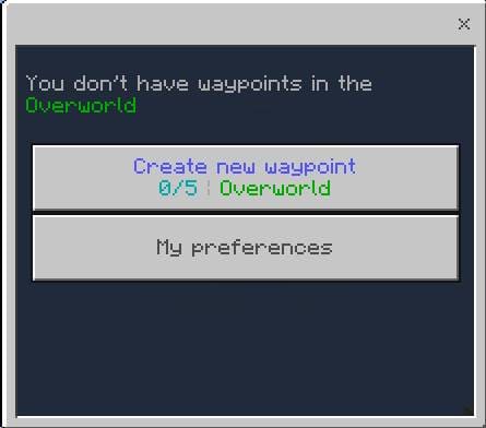 Multiplayer Waypoint System Mod for Minecraft — screenshot 3