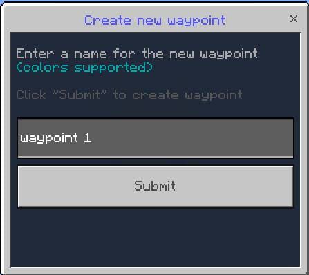 Multiplayer Waypoint System Mod for Minecraft — screenshot 4