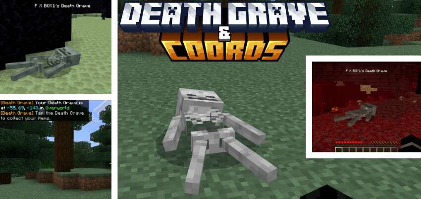 Death Grave & Coords Mod — screenshot 2