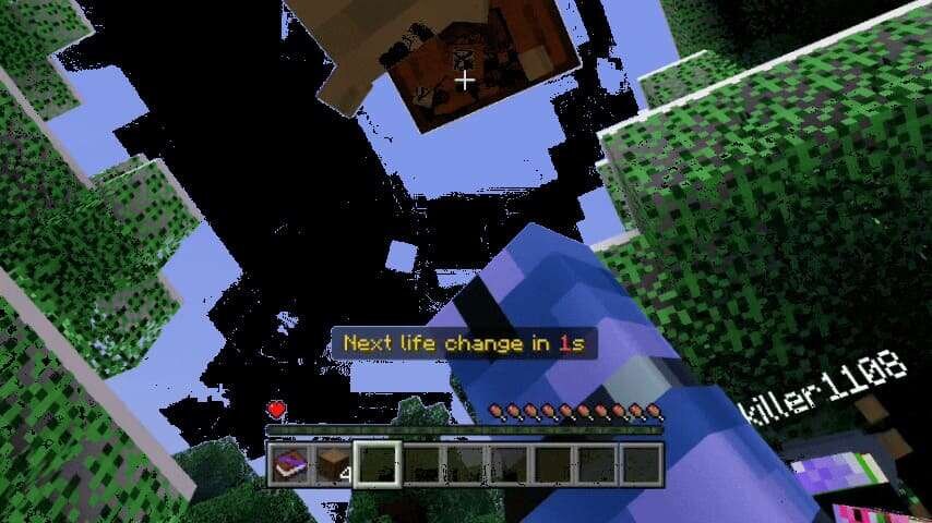 Minecraft but your health is randomized every 30 seconds — screenshot 2