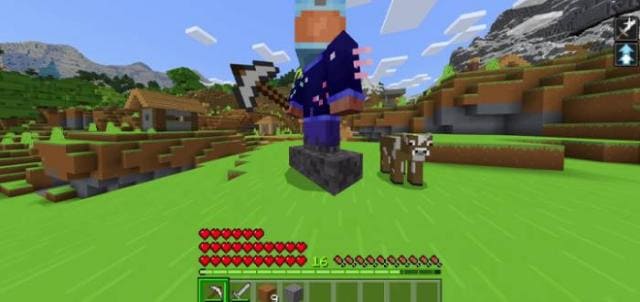 Minecraft, But Your Xp Equals Your Size — screenshot 2