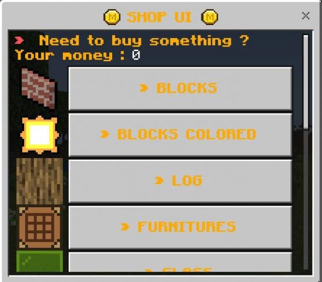 Shop UI — screenshot 2