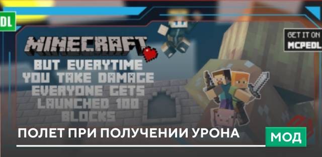 Minecraft! But If You Take Damage Everyone Gets Launched — screenshot 1
