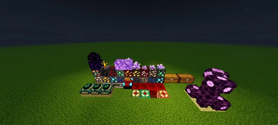 Action Stuff Ore Light Texture Pack for MCPE 26.50