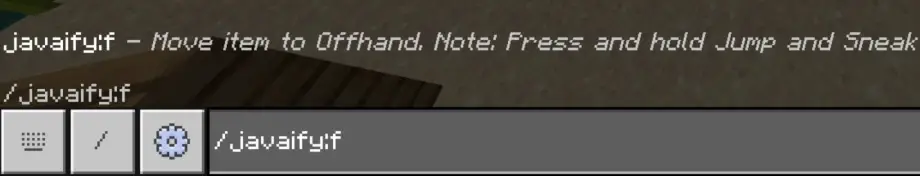 Javaify Offhand Addon for Minecraft Bedrock 26.50