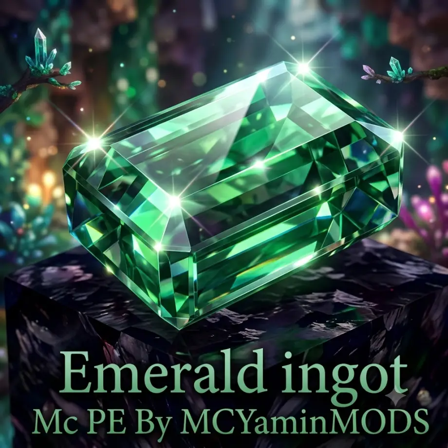Emerald Ingot Addon for Minecraft Bedrock 26.30