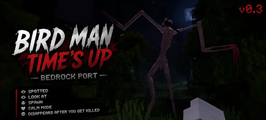 SCP-4975 Times Up Addon for Minecraft Bedrock 26.50