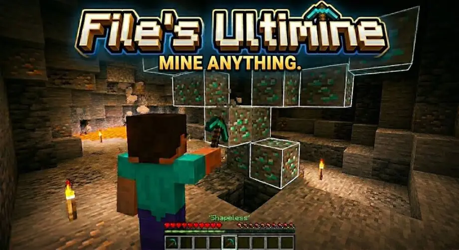 File's Ultimine Addon for Minecraft Bedrock 26.50