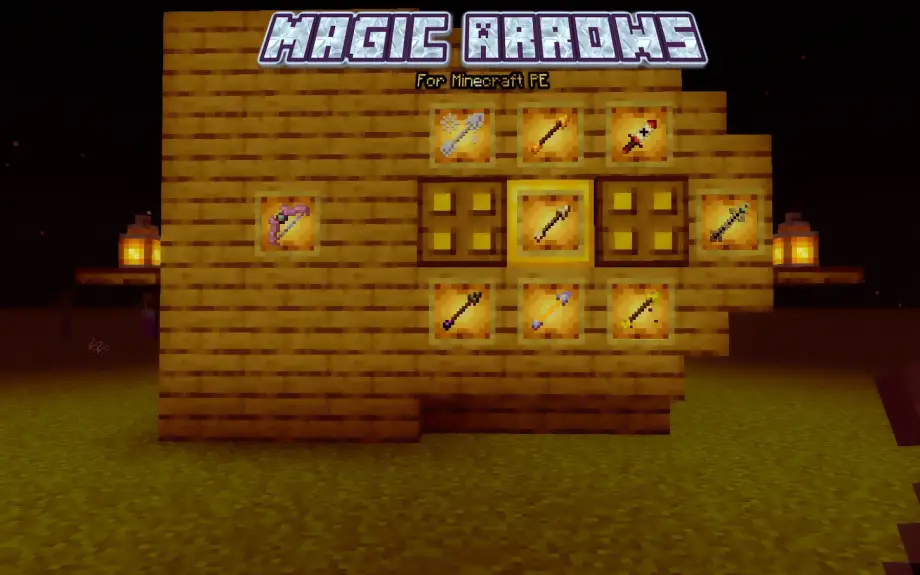 Magic Arrows — Flechas Mágicas Addon for Minecraft Bedrock