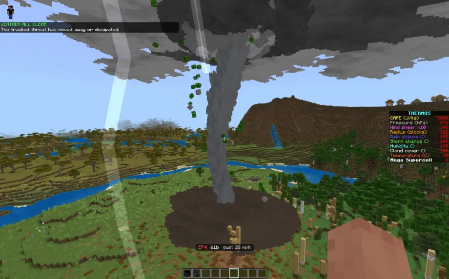 Weather's Rumble Addon for Minecraft Bedrock 26.50