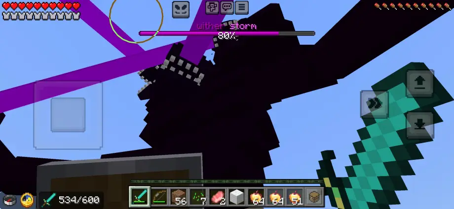 Wither Storm Addon for Minecraft Bedrock 26.50
