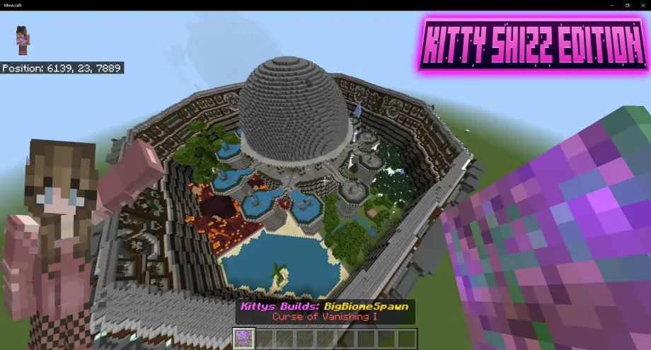 Instant Build Big Biome Spawn Addon for MCPE 26.50