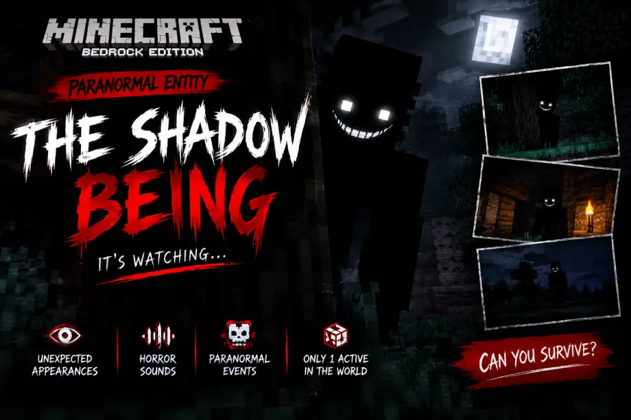 The Shadow Being Addon for Minecraft Bedrock 1.21.30