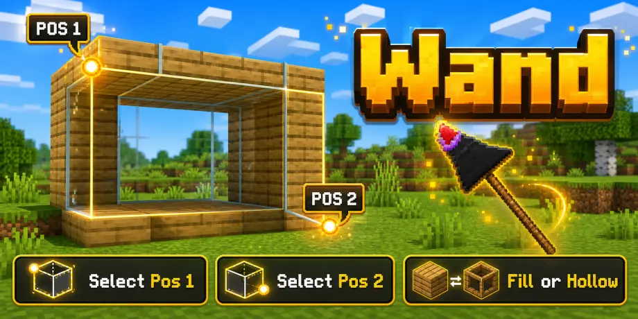 Wand Addon for Minecraft Bedrock 26.20