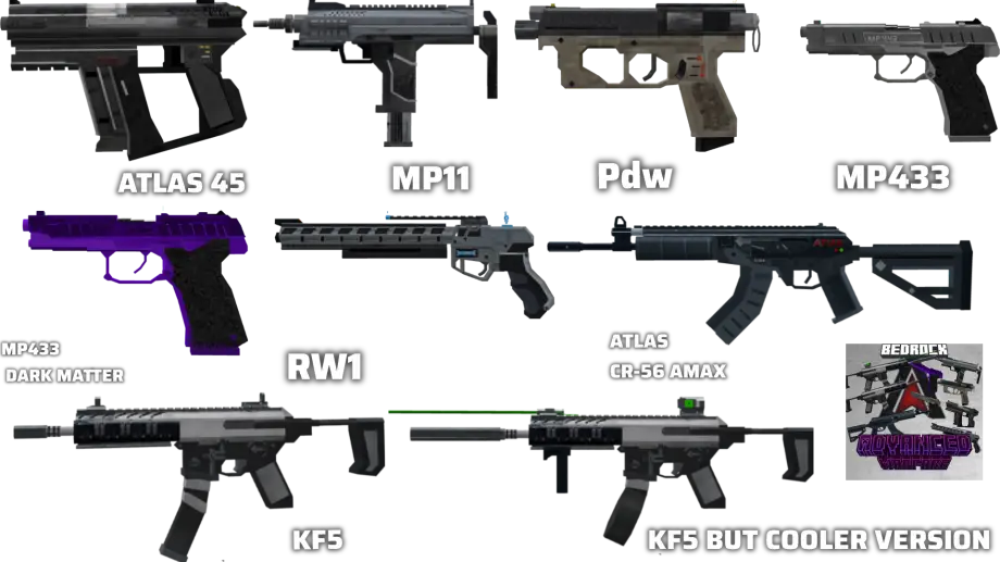 Advanced Warfare Guns Addon for Minecraft Bedrock 1.21.130