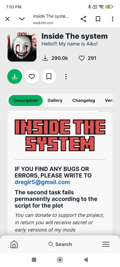 Inside The System Addon for Minecraft Bedrock 1.21.100