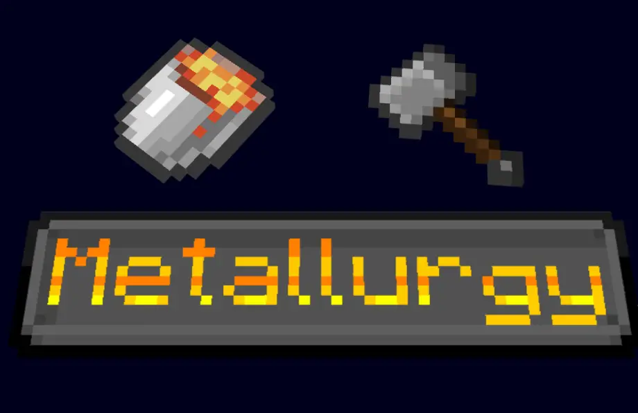 Metallurgy Addon for Minecraft Bedrock 1.21.100