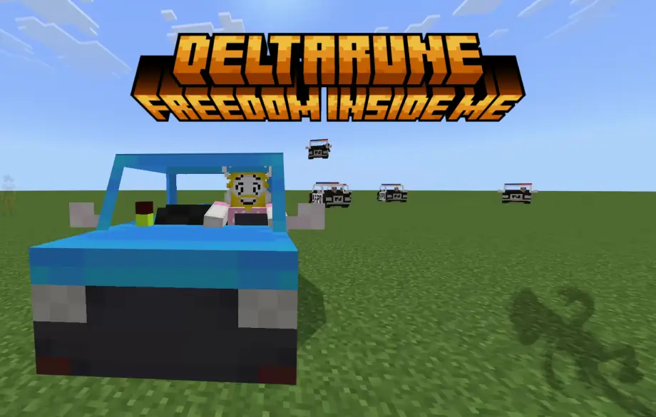 Deltarune Freedom Inside Me Addon for MCPE 1.21.100