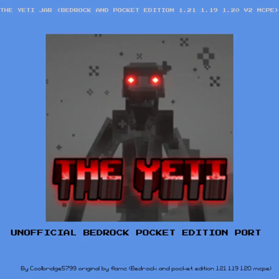 Yeti Dweller Addon for Minecraft Bedrock 1.21.100