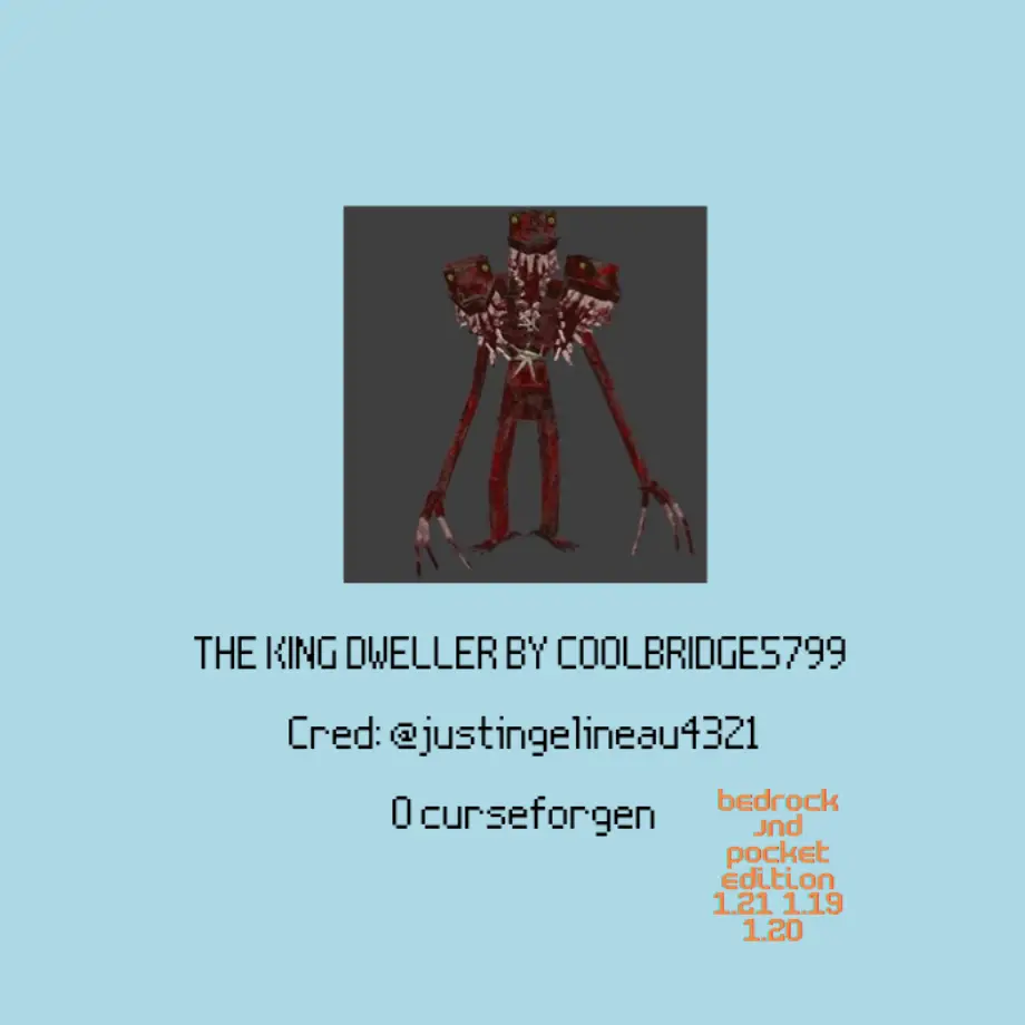 Dweller King Addon for Minecraft Bedrock 1.21.100