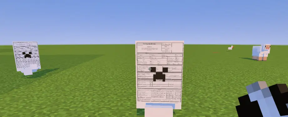 Job Application Creeper Addon for Minecraft Bedrock 1.21.100