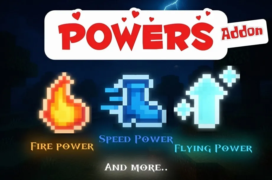 Powers Addon for Minecraft Bedrock 1.21.100
