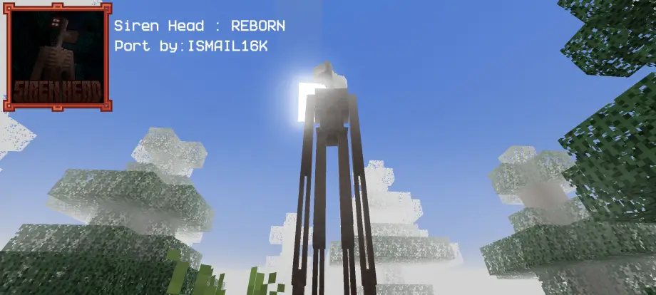 Siren Head Reborn Addon for Minecraft Bedrock 1.21.100
