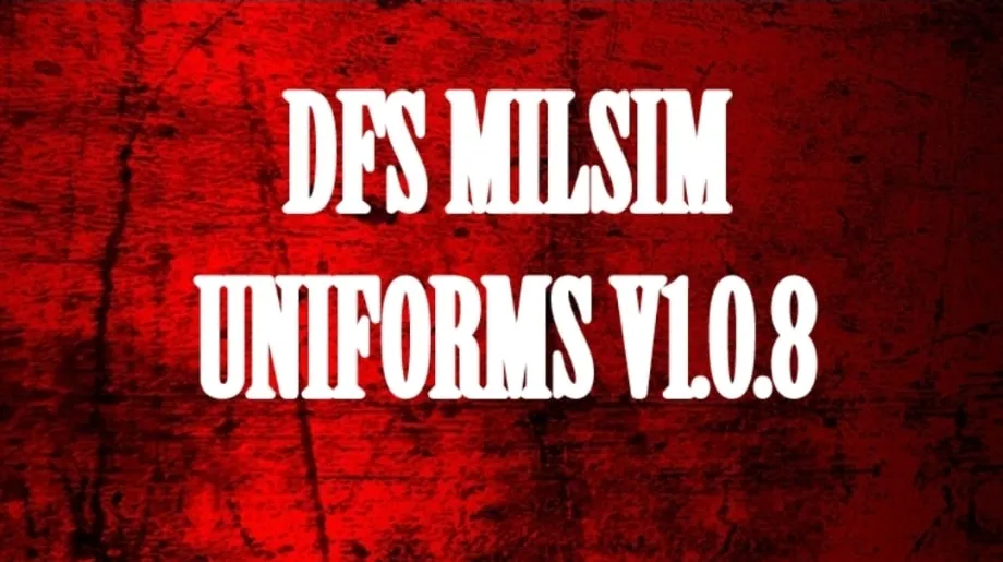 DF MILSIM UNIFORMS Addon for Minecraft Bedrock 1.21.80