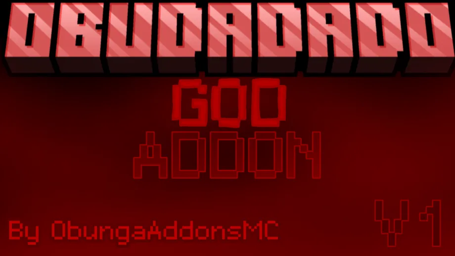 Obudadado God Addon for Minecraft Bedrock 1.21.80