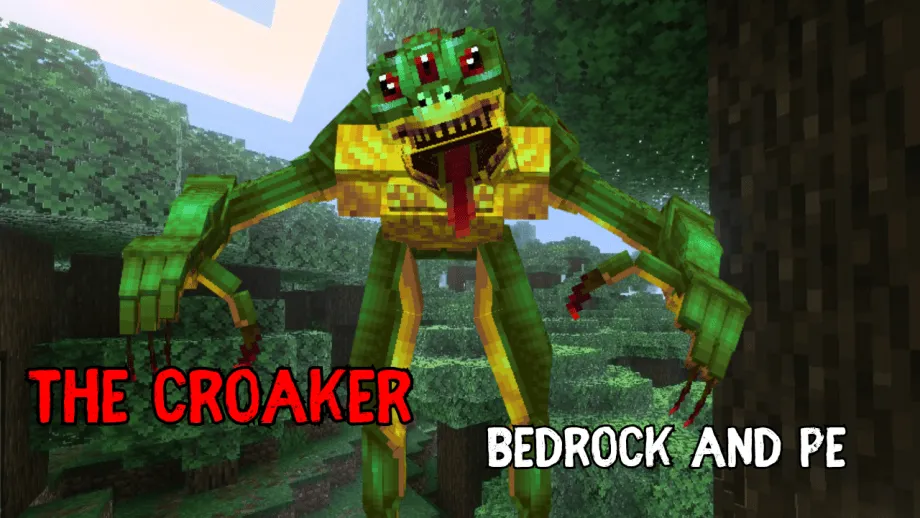 THE CROAKER Addon for Minecraft Bedrock 1.21.80