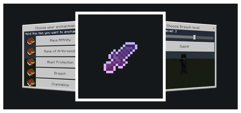 Auto Enchant Addon for Minecraft Bedrock 1.21.70