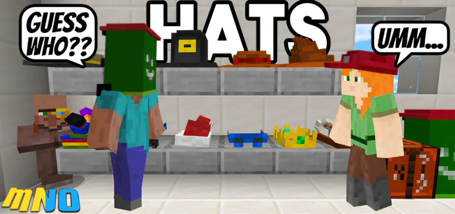 Hats, Helmets and Head Gear Addon for MCPE 1.21.60