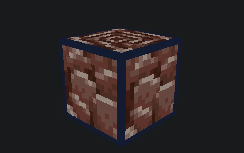 Outlined Ancient Debris Texture Pack for MCPE 1.21.50