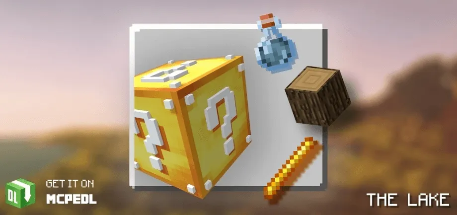 Realistic Lucky Block Addon for Minecraft Bedrock 1.21.50