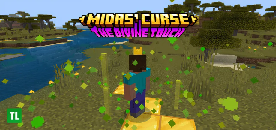 The Divine Touch Midas' Curse Add-on V1.1 for MCPE 1.21.50