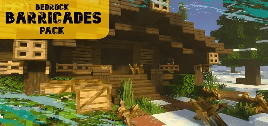 Bedrock Barricades Pack Addon for Minecraft Bedrock