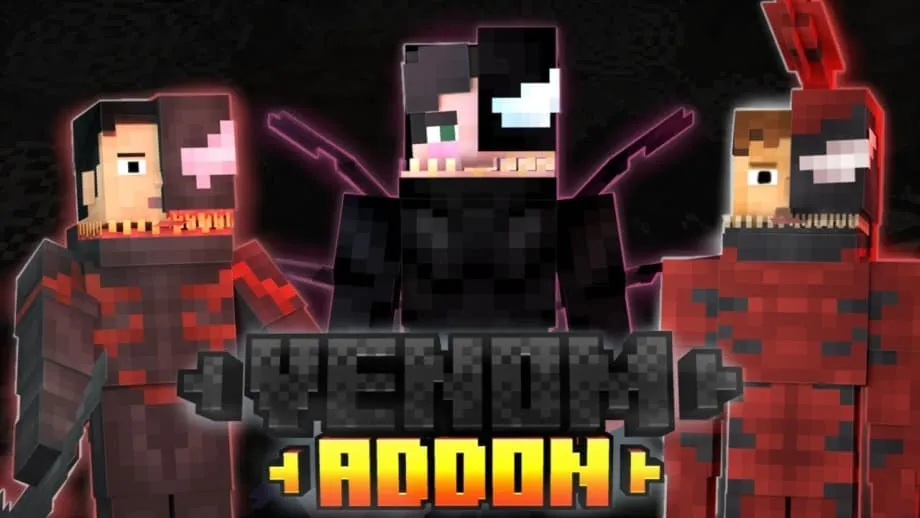 Venom by Besm-MC Addon for Minecraft Bedrock