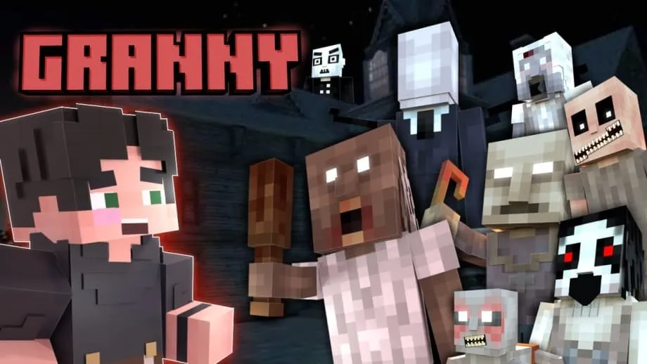 Granny by RomBESM Addon for Minecraft Bedrock 1.21.0