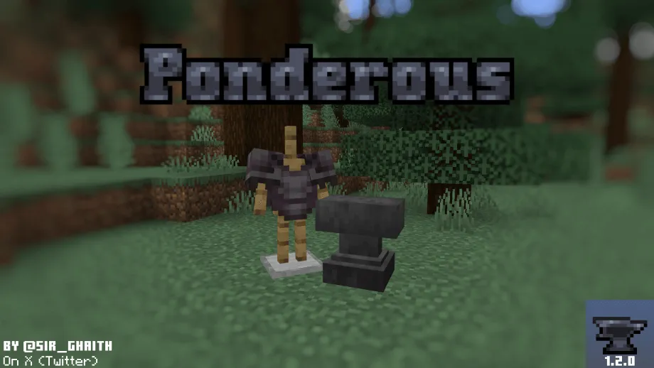 Ponderous 1.2.0 Addon for Minecraft Bedrock
