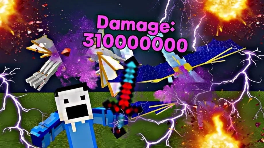 Final Dragon Sword Addon for Minecraft Bedrock