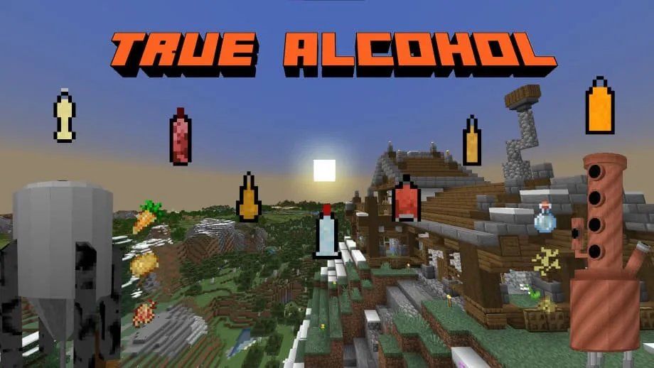 True Alcohol Addon for Minecraft Bedrock