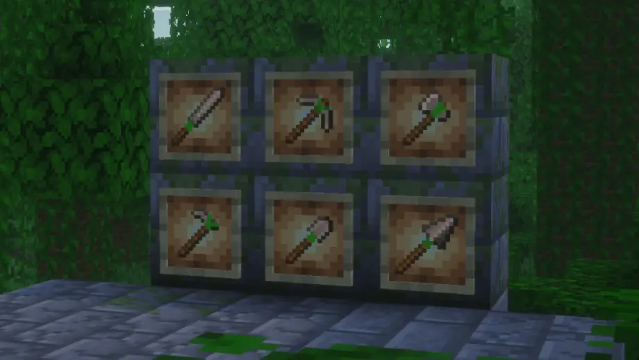 Primal Stone Tools Texture Pack for Minecraft Bedrock 26.10