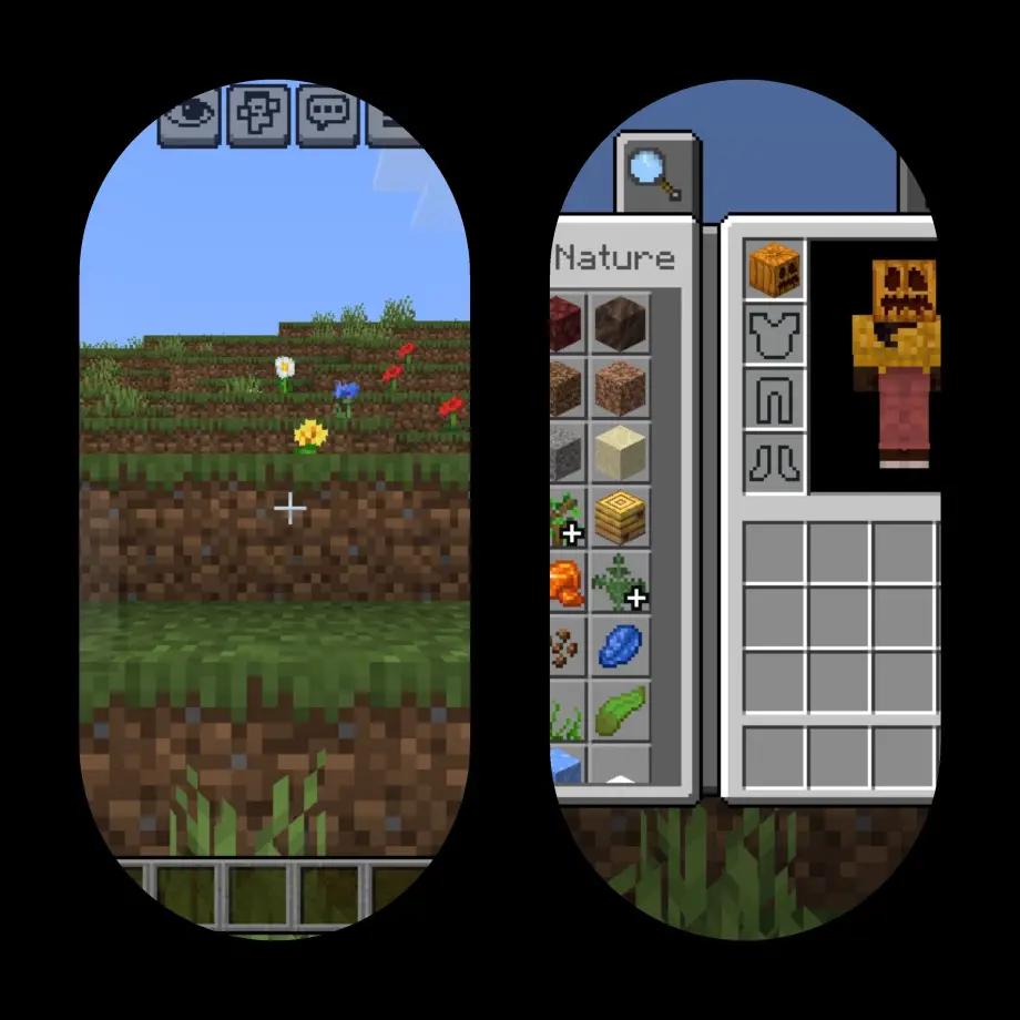 Pumpkin Blur Remover Texture Pack for MCPE 1.21.100