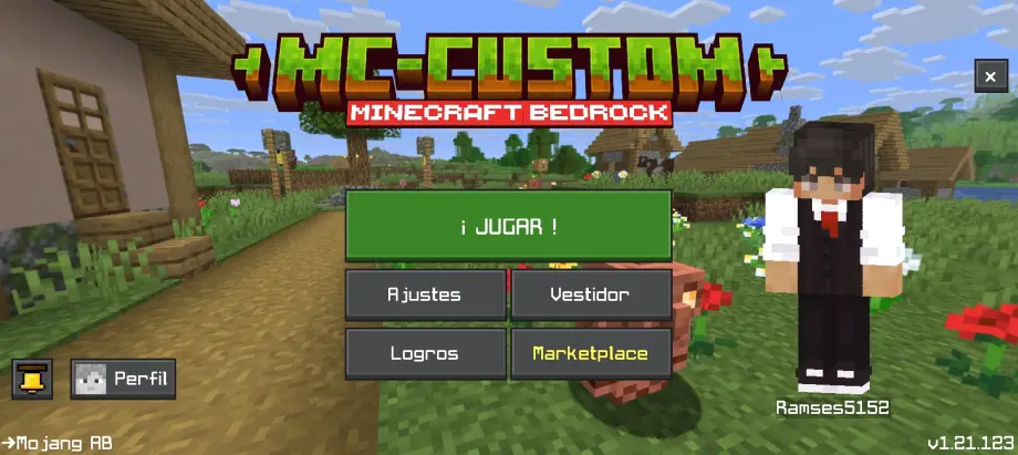 MC Custom Texture Pack for Minecraft Bedrock 1.21.100